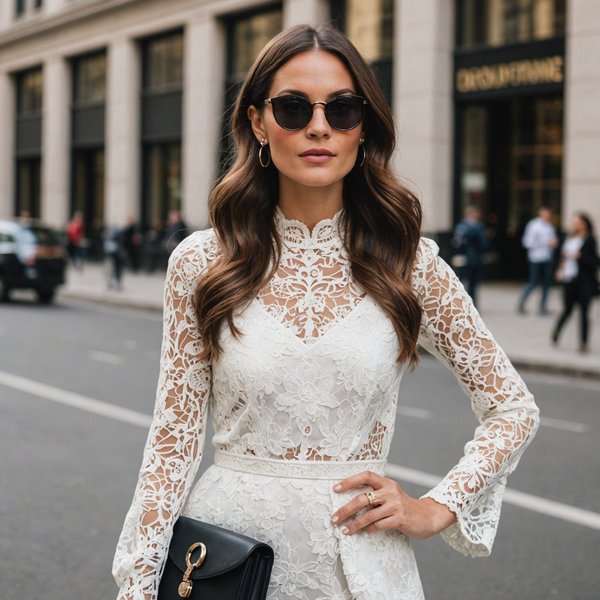 Comment marier des vêtements en dentelle avec des accessoires modernes?