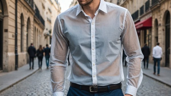Chemise transparente homme : le look tendance signé paris
